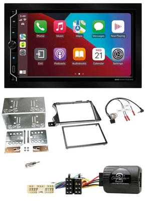 ESX 2DIN DAB USB Lenkrad Bluetooth Autoradio für SSangYong Actyon Sports 12-18 - Bild 1 von 4