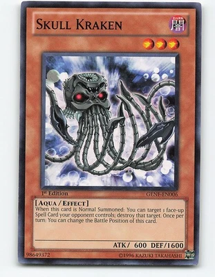 Skull Kraken #GENF-EN006 1st Edition Yugioh Card - Image 1 of 2