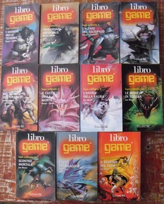 Lupo Solitario lotto 11 librogame libri game fantasy ragazzi Joe Dever Ramas D&D - Immagine 1 di 4