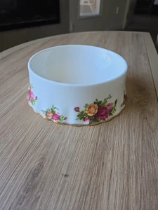 Royal Albert Old Country Rose Pet Food Bowl - 6.5 inch Dog/cat Food Bowl - Picture 1 of 5