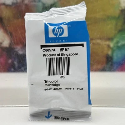 HP Invent C6657A HP 57 Tri-Color Cartridge Print New Sealed in Packaging No Box - Image 1 of 4