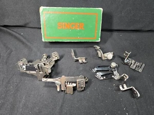 Vintage Singer Nähmaschinenaufsatz Füße 7 Stück - Bild 1 von 6