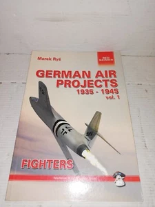 MODEL MAGAZINE FIGHTERS VOL 1 GERMAN AIR PROJECT 1935-1945 MAREK RYS RED SERIES - Picture 1 of 4