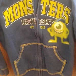 Disney Monsters ink blue hoodie/jacket  3t zip up  - Picture 1 of 7
