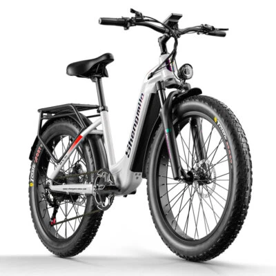Shengmilo Elektrofahrrad 26 Zoll E Mountainbike 500W 48V 17.5AH Fahrrad E-Bike - Bild 1 von 4