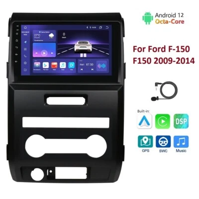 Android 13 автомобильный стерео радио Carplay для Ford F-150 F150 2009-2014 GPS DSP 4 + 32GB - Изображение 1 из 4