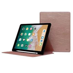 Funda de cuero para iPad Pro 12,9" - Para 1ª/2ª generación - Con soporte para lápices - Dormir/Despertar - Imagen 1 de 8