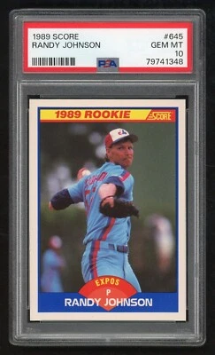 Score Randy Johnson #645 1989 (tarjeta de novato) PSA 10 Foto 1 de 2