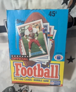 1989 Topps Football Wax Box 36 Packs Bottom Marino/Banks & 3 other dual cards - Bild 1 von 1