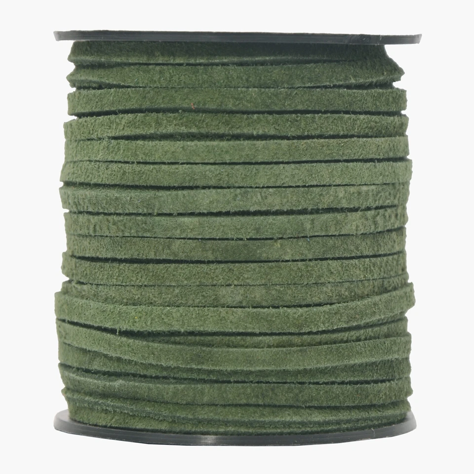 Xsotica - 3,0 мм плоский замшевый кожаный шнур - 1 ярд - Изображение 1 из 1