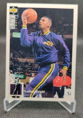 1994-95 Collector's Choice #57 Luther Wright Utah Jazz basketball card - Image 1 of 2