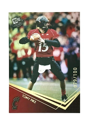 2010 Press Pass Reflectors Gold #6 Tony Pike RC /100 Carolina Panthers - Image 1 of 2