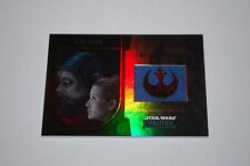 Nien Nunb Resistance Flag Patch Card Topps Star Wars Evolution 19/25