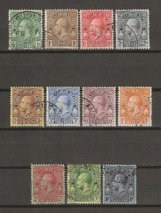 TURKS & CAICOS ISLANDS 1928 SG 176/186 USED - Picture 1 of 1