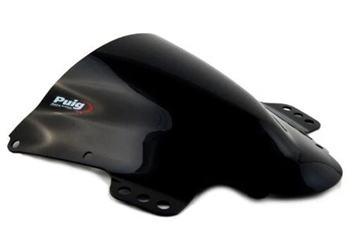 05-06 GSXR 1000 Preto PUIG Racing Pára-brisa Bolha Dupla 2072N - Imagem 1 de 1