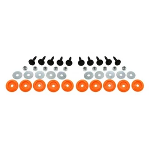 10 piezas Lavadoras Flo naranja moldeadas por inyección Pernos corporales Sport Mod modificado IMCA - Imagen 1 de 1