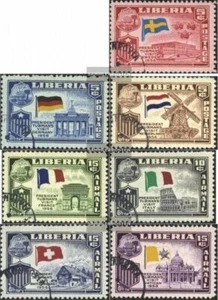 Liberia 518-524 (complete issue) used 1958 President Tubman in  - Picture 1 of 1