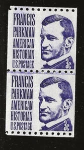US Scott #1297, Line Pair 1975 Francis Parkman 3c FVF MNH - Picture 1 of 1