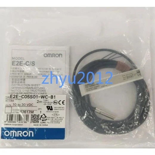 1PC New Omron E2E-C05S01-WC-B1 Proximity Sensor Free Shipping - Image 1 of 1