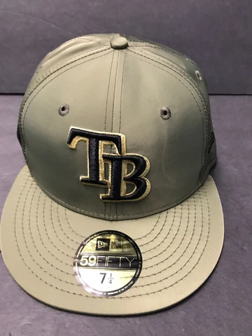 New Era Tampa Bay Rays  Fitted Camo/Black USA  Flag    59 FiftyPreowned Cover