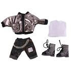 Clothes Accessories Doll Jeans PU Leather Jackets Hoodies Fashion Ripped Pants