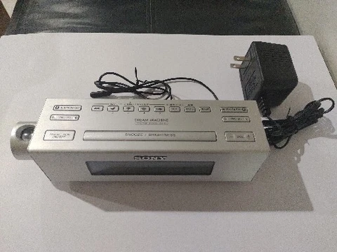 Sony Dream Machine ICF-C717PJ Alarm Clock Noise Machine Projector TESTED Cover