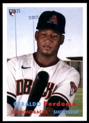 2021 Topps Archives #51 Geraldo Perdomo Rookie - Image 1 of 2