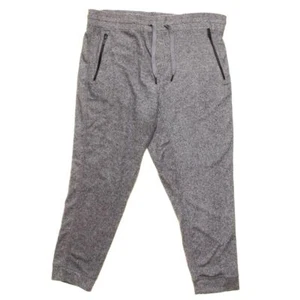 CALVIN KLEIN JEANS NEW Men's Charcoal Textured Fleece Joggers Pants XL TEDO - Picture 1 of 2