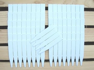 100 - 4" Plastic Plant Stakes, Plant Labels, Plant Markers, Nursery Tags, Thick - Picture 1 of 1