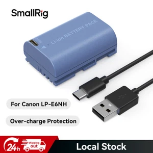 SmallRig 2400mAh Camera Battery for LP-E6NH for Canon EOS R5/R6/R7/R6 Mark II - Picture 1 of 9