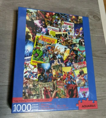Marvel Avengers Comic Collage 1000 Piezas Puzzle Hulk Iron Man Capitán América Foto 1 de 2