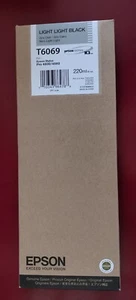 04-2015 ORYGINALNY EPSON T6069 JASNOCZARNY 220ml K3 INK STYLUS PRO 4800 4880 - Zdjęcie 1 z 2