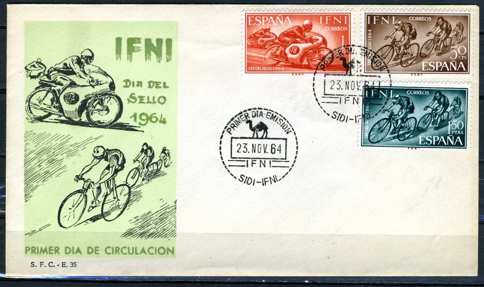 SPANISH MOROCCO (IFNI). 1964. FIRST DAY COVER. - Image 1 of 1