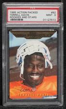 1995 Action Packed Rookies & Stars Terrell Davis #92 PSA 9 MINT Rookie RC HOF