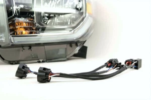 Toyota Tundra OEM LED Headlight Conversion Harness 2014 2015 2016 2017 2018 2019 - Picture 1 of 6
