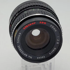 Canon FD Mount Lens Albinar ADG 28mm Lens 1:28 Macro Manual Focus - Picture 1 of 8