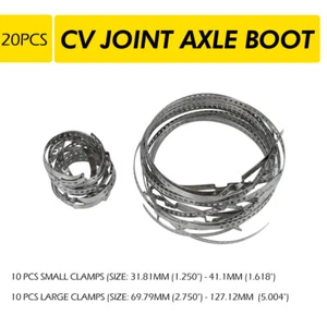 For Ford Chevy GMC Buick CV Auto/ATV Joint Axle Boot Clamp Crimp Bands Set 20* - Picture 1 of 12