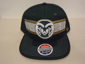Vintage NCAA Colorado State Rams Snapback Cap Hat 90s Zephyr "Avenue" NEW NWT - Picture 1 of 4