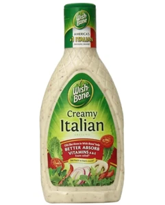 Wish Bone Creamy Italian Dressing (Pack of 2) 15 oz Bottles - Picture 1 of 2