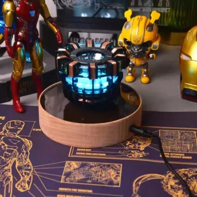 The Avengers Iron Man Led Magnetic Levitation Reactor Desktop Decoration Gifts  - Image 1 of 4