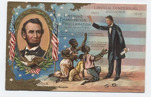 1909 Lincoln Centennial postcard mailed Mansfield OH [y10108] - Picture 1 of 3