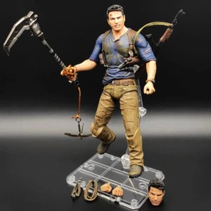 PC Game Uncharted 4: A Thief's End Nathan Drake's 7-inch Action Figure Model Toy - Picture 1 of 6