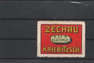 Mining, lignite, vignettes, Zechau, Kriebiitzsch, Z.K. Glückauf - Picture 1 of 1