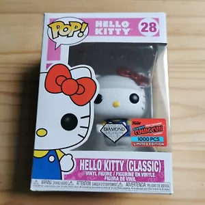 Rare Funko Pop Hello Kitty Diamond Collection New York Comic Con 1000 Pieces 28 - Imagen 1 de 8
