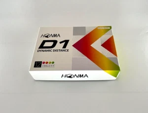 HONMA Golf D1 BT2201 Balls Multi-Color 1 Dozen (12pcs) Set Japan New - Picture 1 of 7