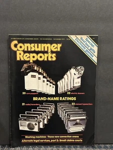 1979 November Consumer Reports Magazine, Markennamenbewertungen (MH610) - Bild 1 von 2