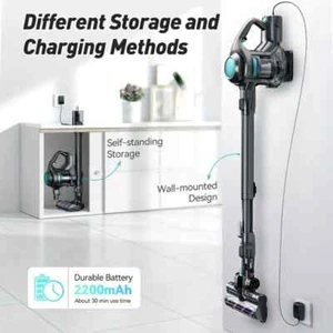 Lightweight Stick Vacuum Cleaner With 23 Kpa Powerful Suction, Detachable Batter - Picture 1 of 10