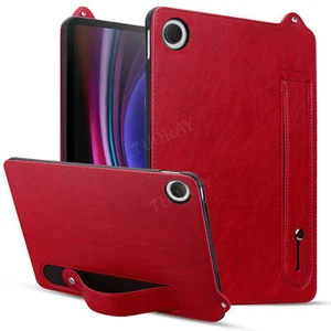 Handle Case For Samsung Galaxy Tab A9 Plus S9 S8 S7+ Ultra Leather Stand Cover - Picture 1 of 40