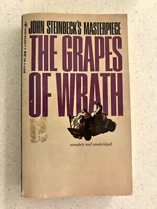 The Grapes of Wrath - John Steinbeck (1969) 2nd Printing New Bantam Ed Paperback - Imagen 1 de 4