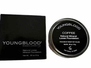 Youngblood Loose Natural Mineral Foundation .35 oz Full Size - Coffee NIB - Picture 1 of 2